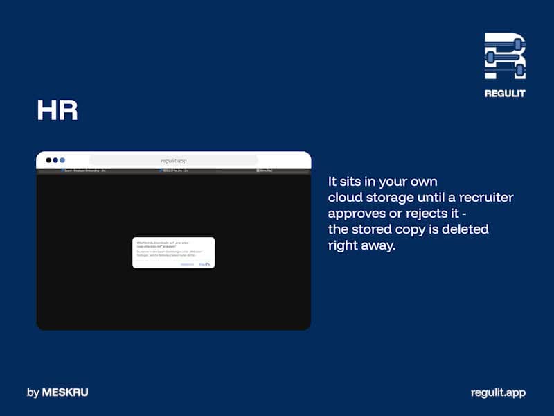 Still from the HR use case video